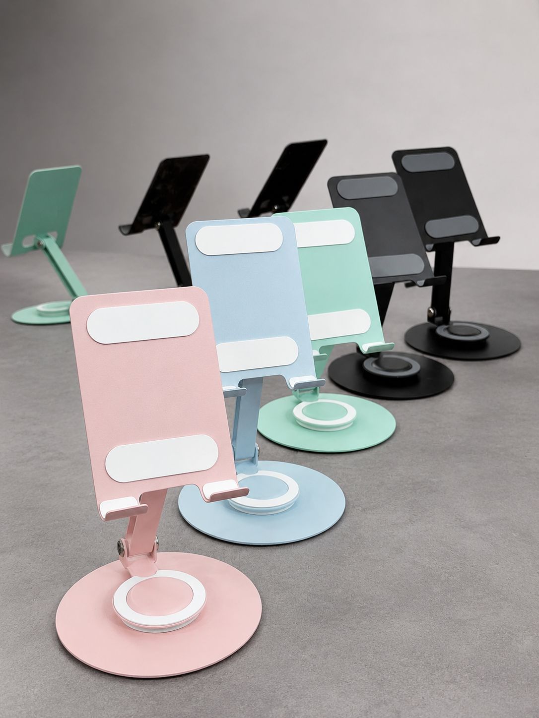 Soporte plegable para celular por mayor ($90 c/u paquete mínimo de 12 unidades)