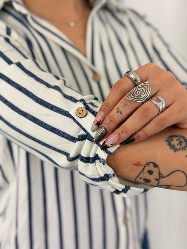 Camisa con lineas