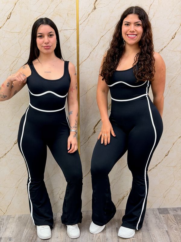 Catsuit oxford con lineas