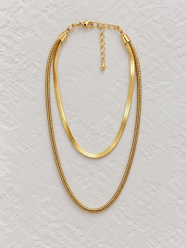 Collar dorado por mayor ($190 c/u paquete de 12 unidades)