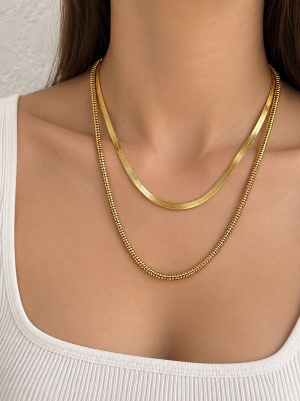 Collar dorado por mayor ($190 c/u paquete de 12 unidades)