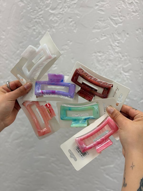 Pinzas para el cabello tornasol