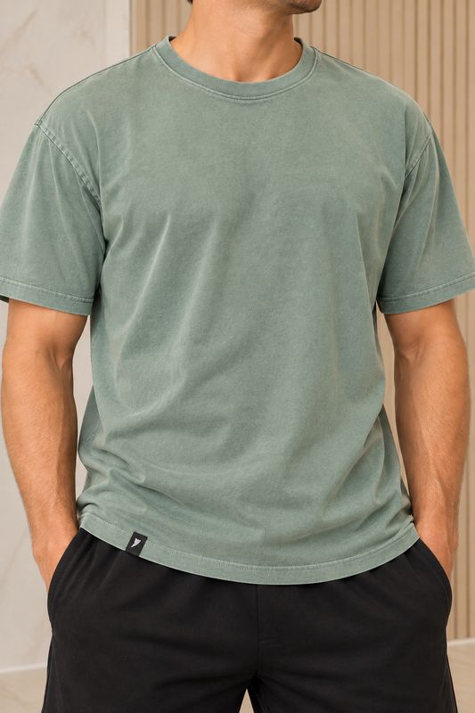 Remera basica mangas cortas