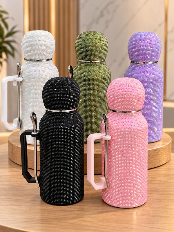 Termo de mate lurex con bombilla de 1300ml