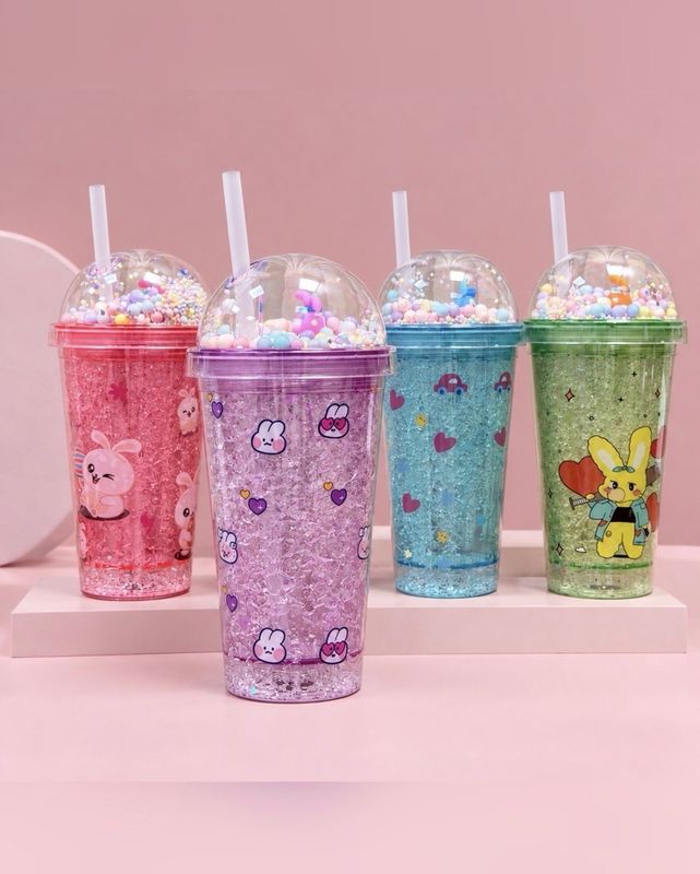Vaso plastico con sorbito