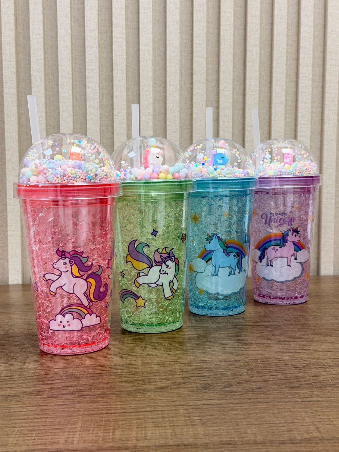 Vaso plastico con sorbito