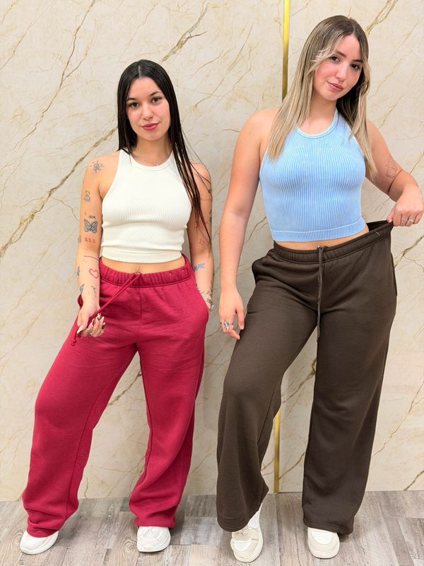 Pantalon ancho deportivo