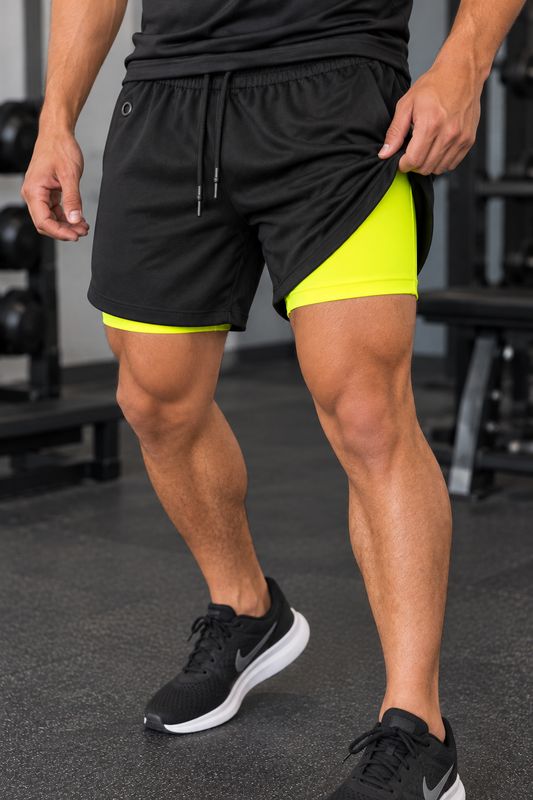 Short deportivo con calza
