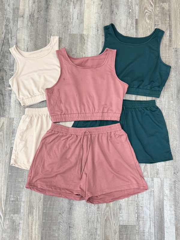 Conjunto de top y short