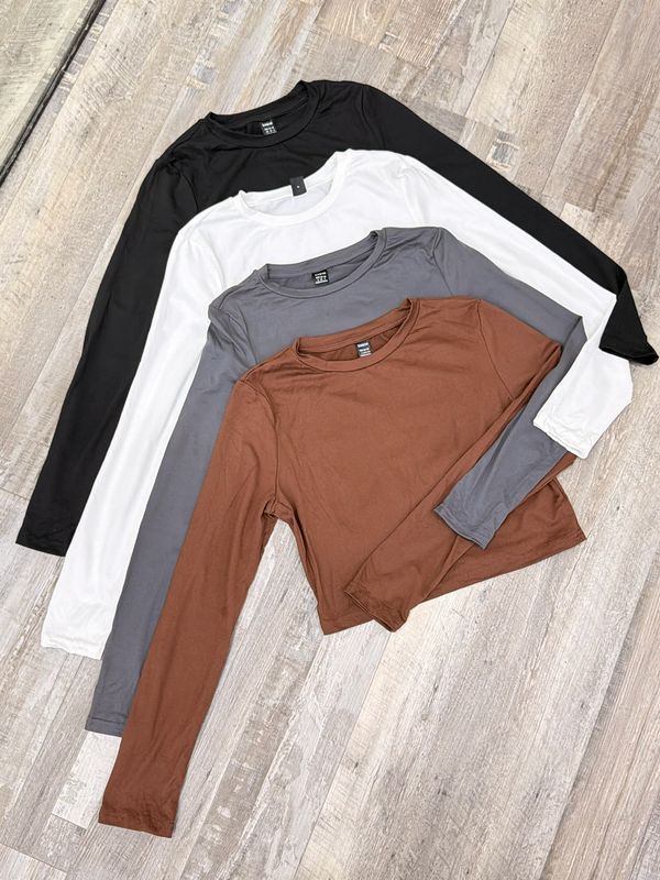 Remera Top mangas largas