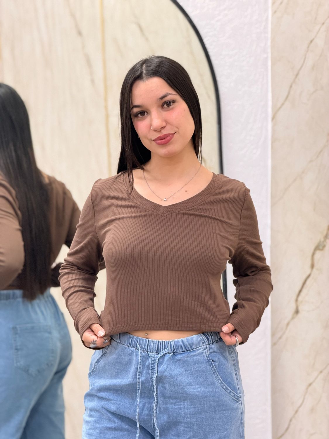 Remera mangas largas por mayor ($290 c/u paquete 12 unidades)