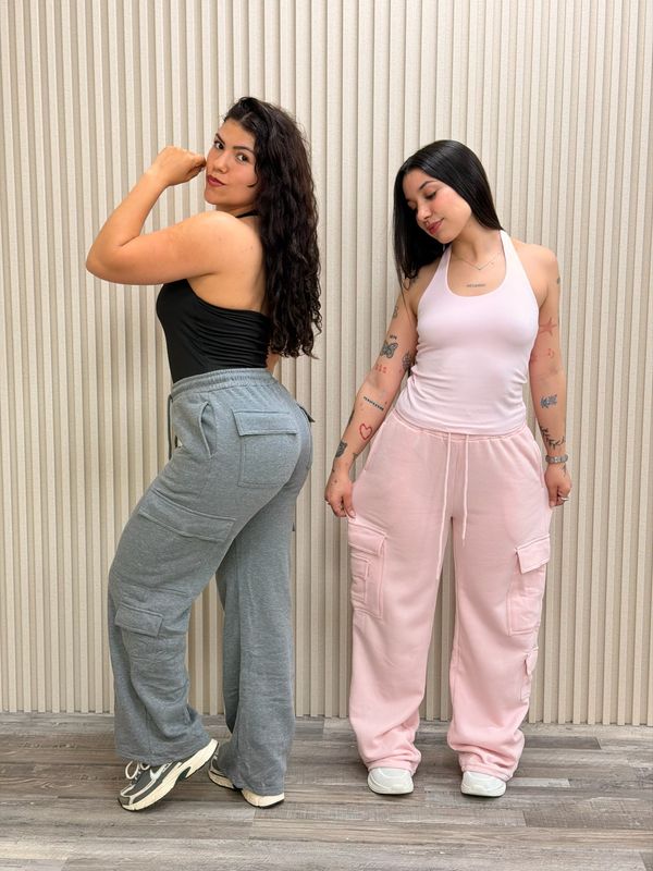 Pantalon deportivo cargo por mayor ($490 c/u paquete de 12 unidades)