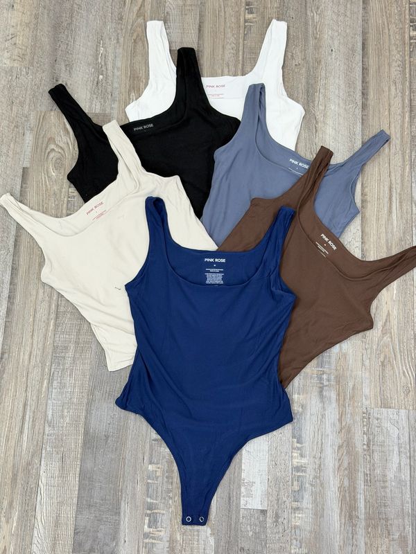 Body con breteles por mayor ($290 c/u paquete de 12 unidades)
