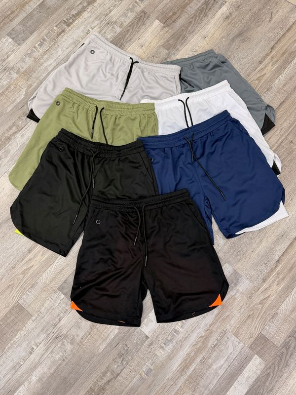 Short deportivo con calza por mayor ($290 c/u paquete de 12 unidades)
