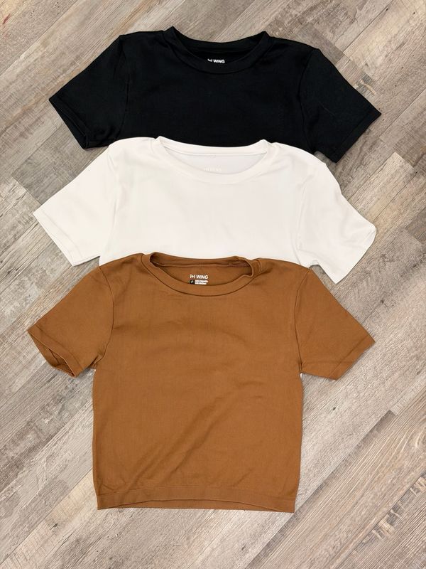 Remera mangas cortas por mayor ($290 c/u paquete de 12 unidades)