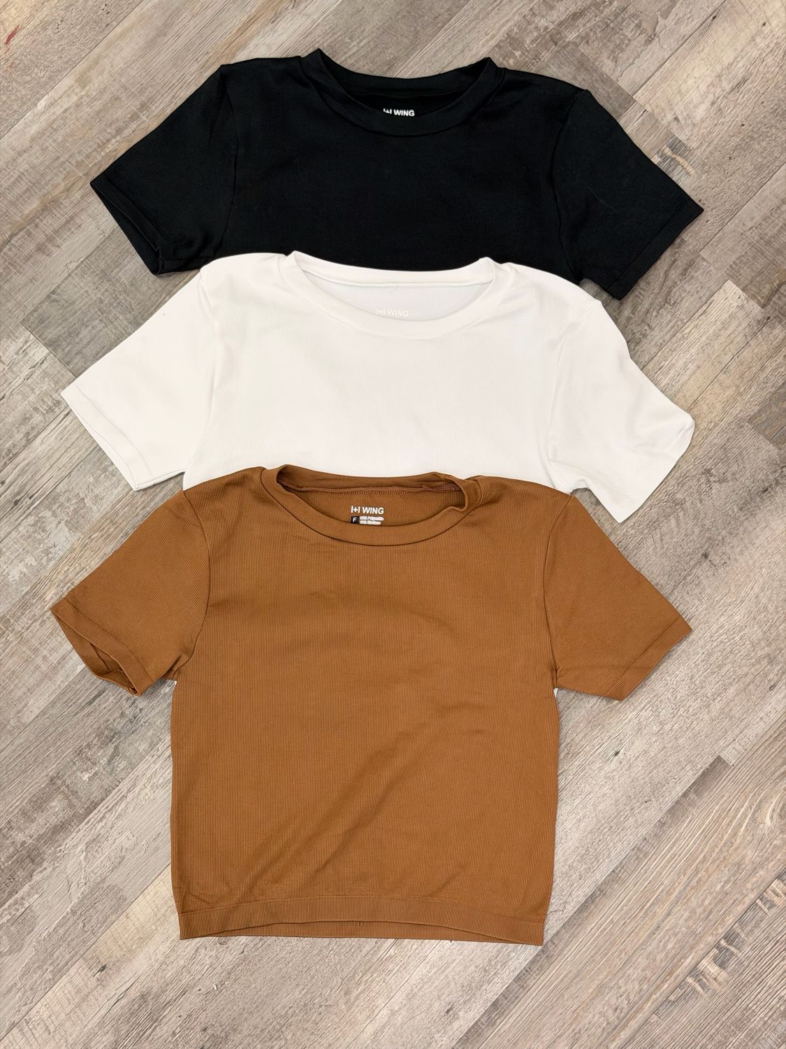 Remera mangas cortas por mayor ($290 c/u paquete de 12 unidades)