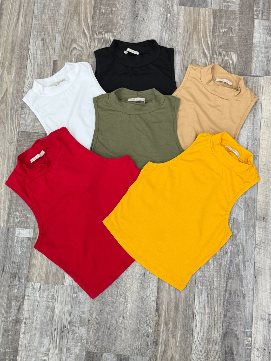 Top musculosa por mayor ($190 c/u paquete de 12 unidades)