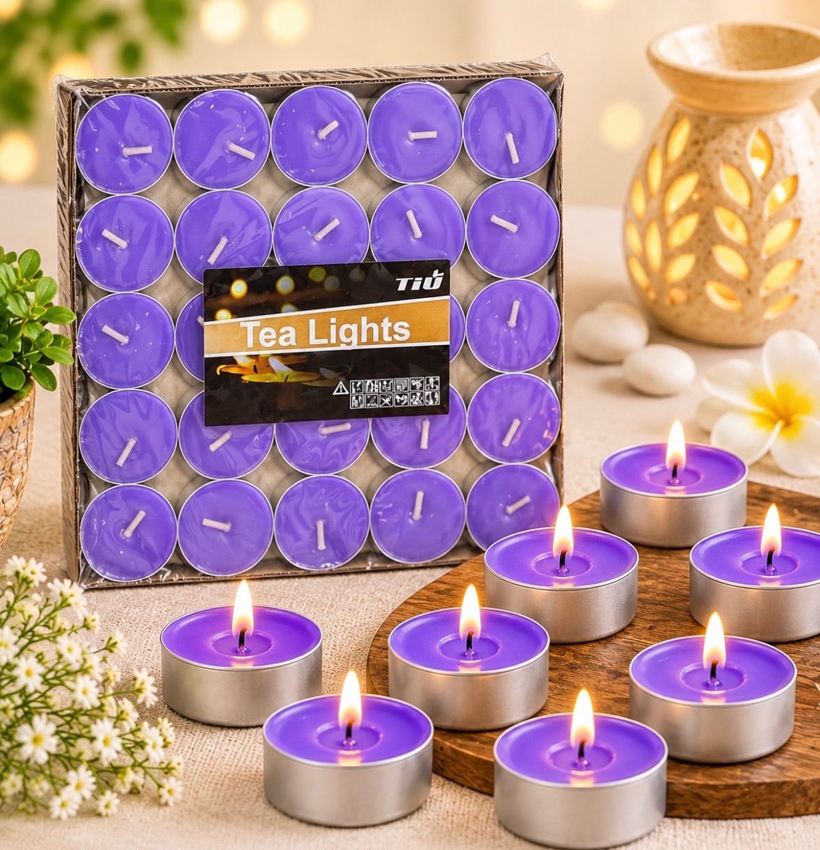 Paquete de velas de 25 unidades de colores