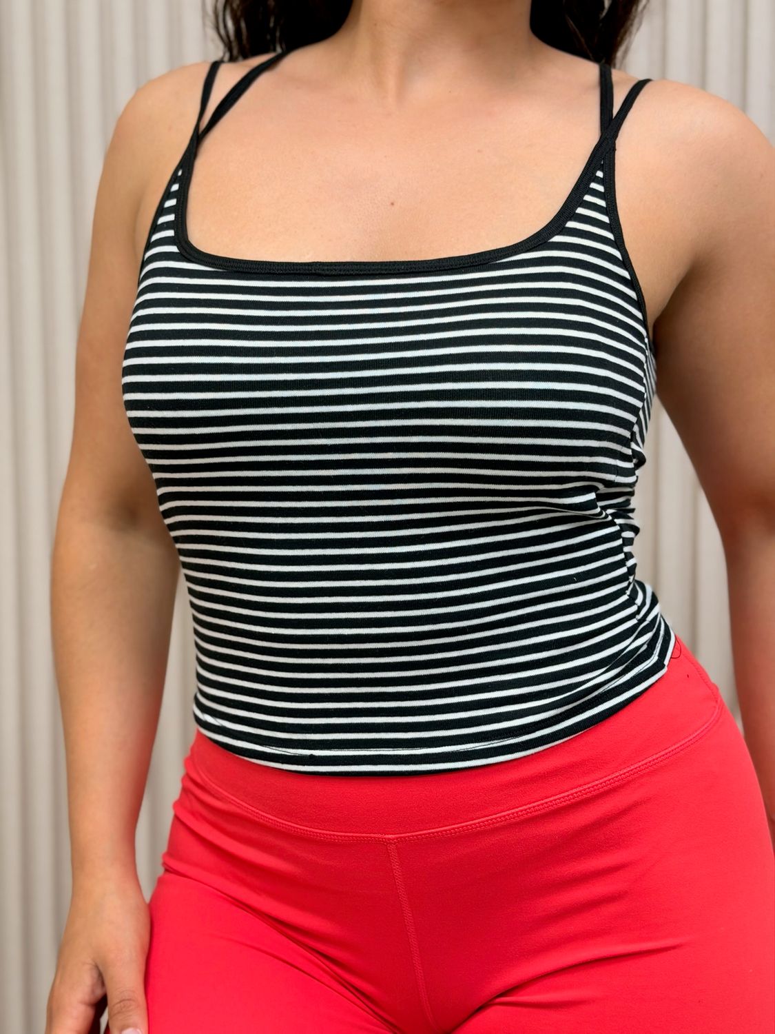 Musculosa con push up