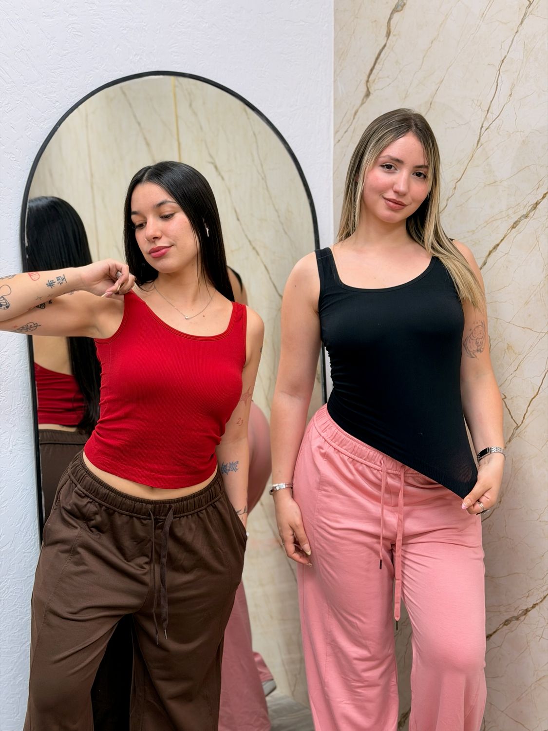 Top musculosa espalda descubierta