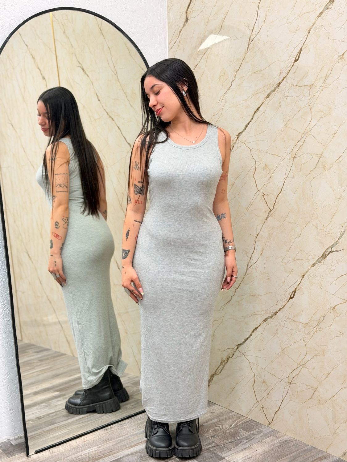 Vestido musculosa morley por mayor ($390  c/u paquete de 6 unidades)