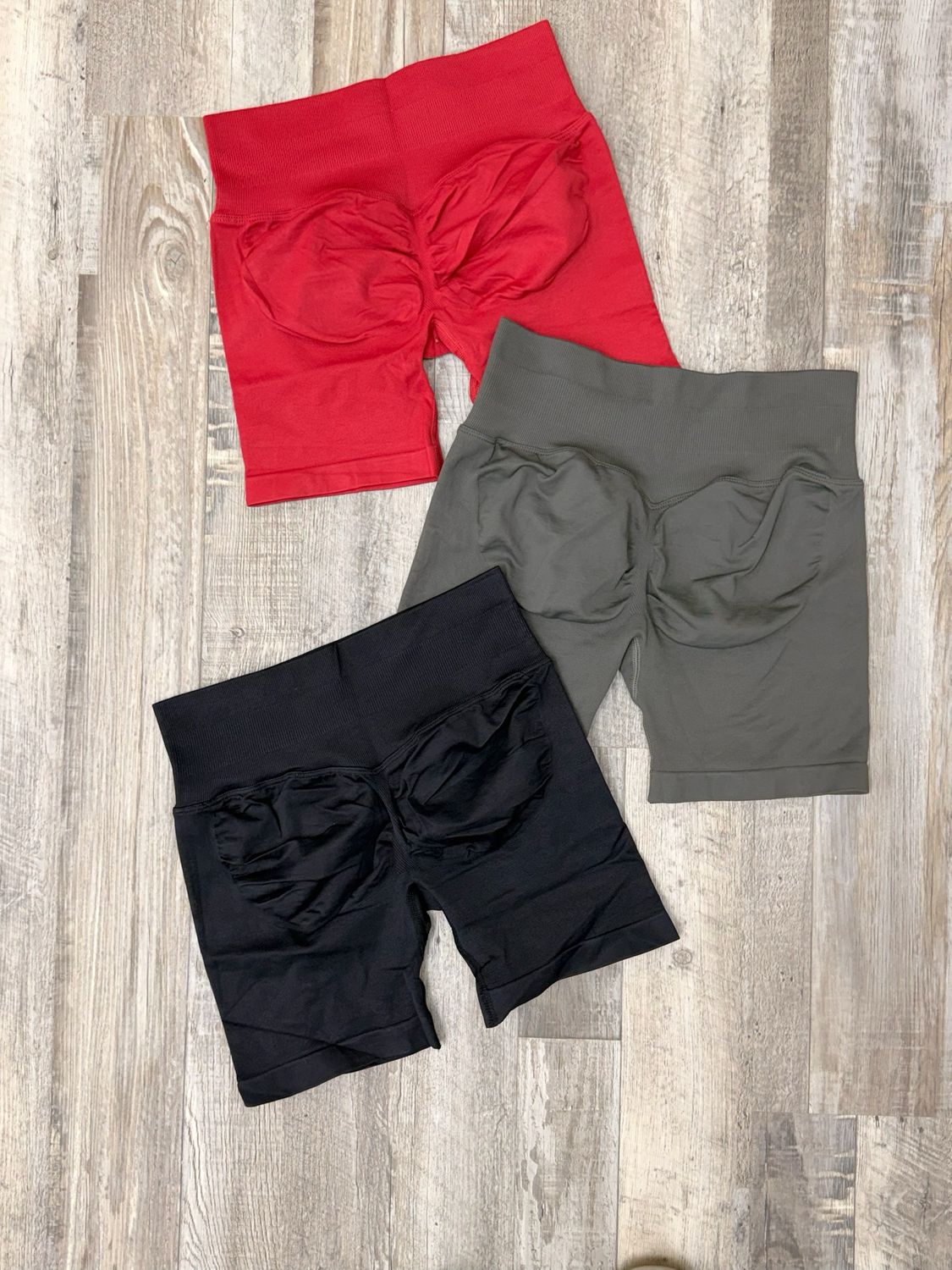 Short con push up por mayor ($290 c/u paquete de 6 unidades)