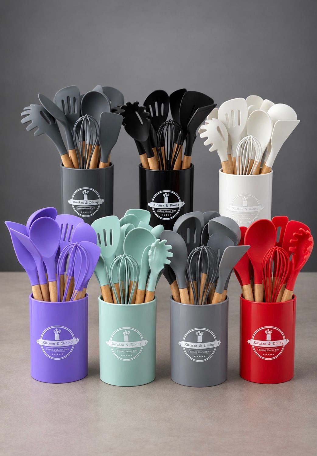 Set de utensilios de cocina por mayor ($290 c/u paquete de 6 unidades)