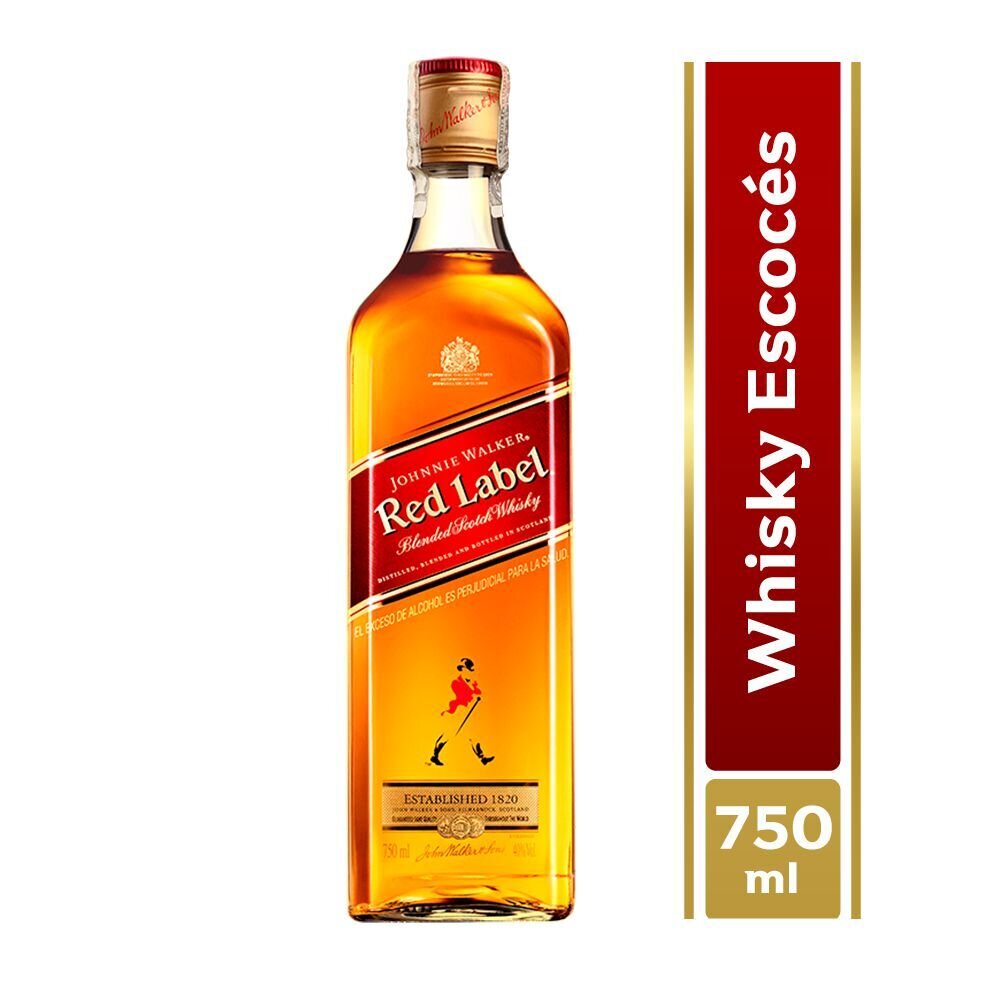 JW RED LABEL 750ML