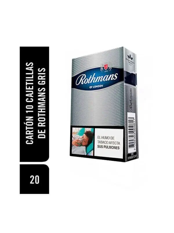 CARTON ROTMANS GRIS°(10 O 20)
