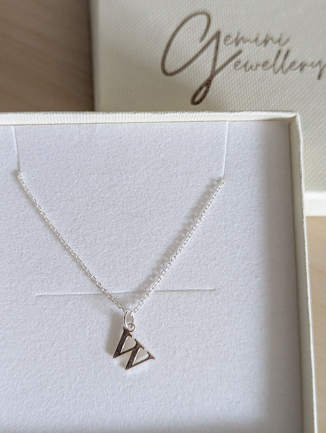 Sterling Silver Initial Necklace