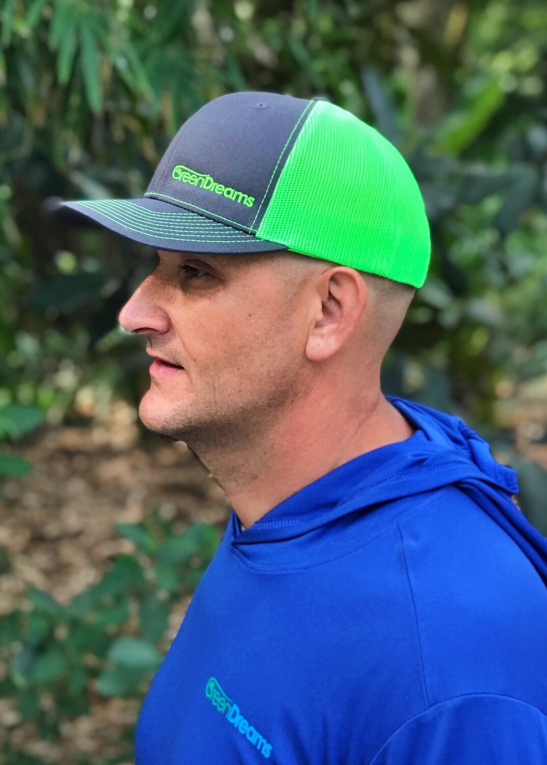 Hat - Green and Gray