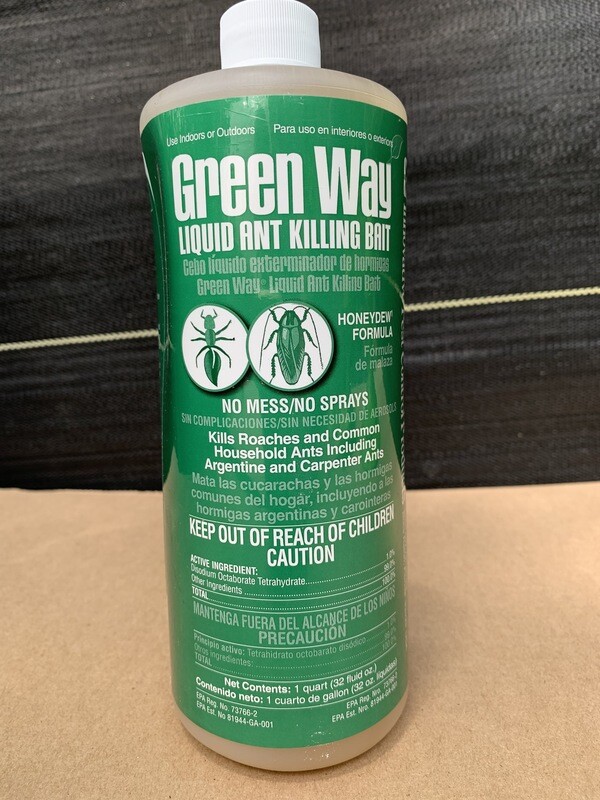 Ant Bait - Green Way Liquid, 32 oz (KM Ant Pro)