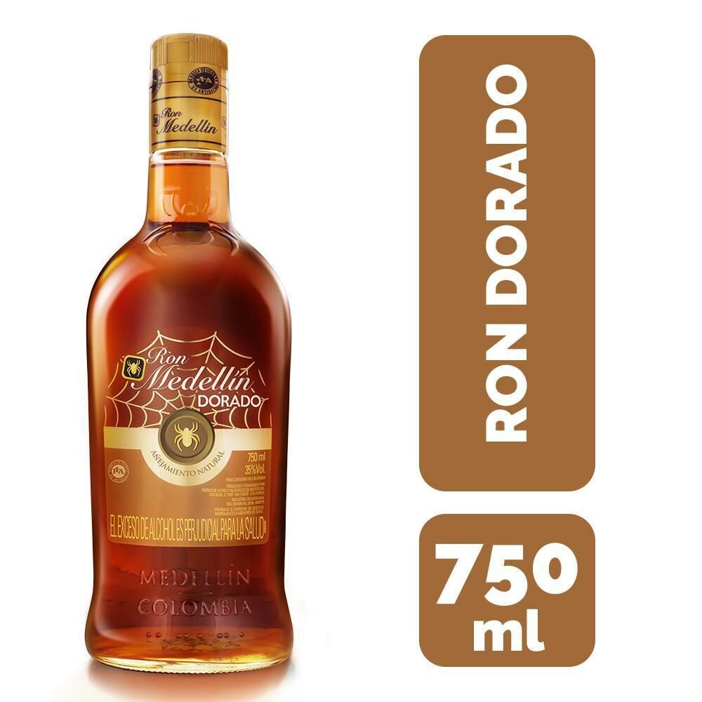 Ron Medellín dorado 750ml