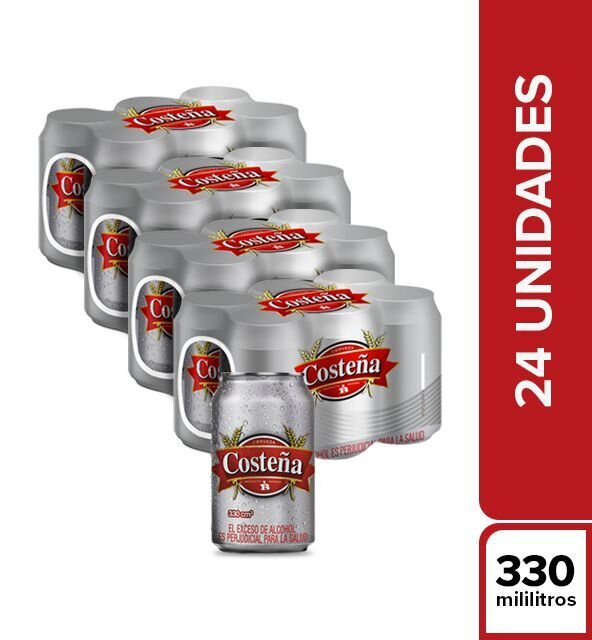 Cerveza Costeña gris x 24