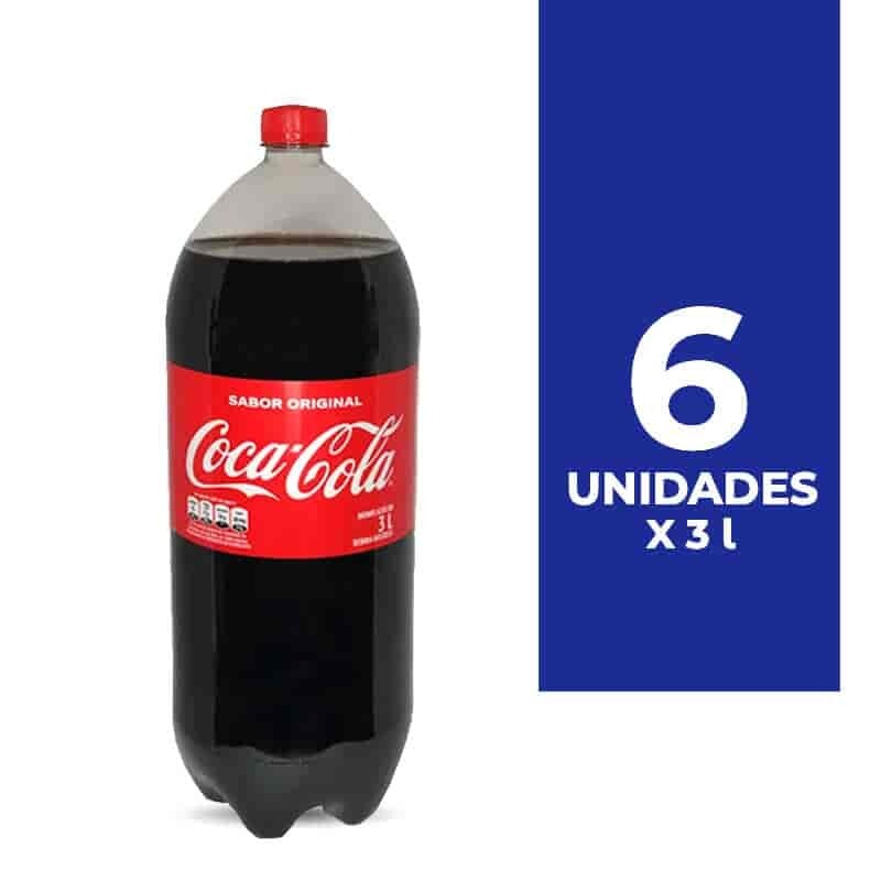 Coca Cola 3 litros x 6