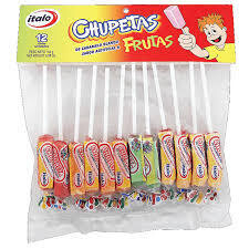 Chupetas De Fruta x 12