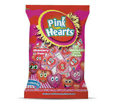 Chupeta Pink Hearts x 50