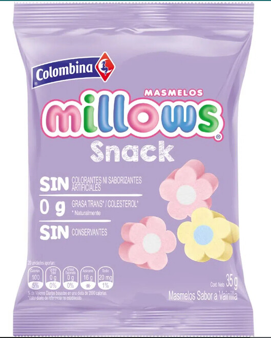 MILLOWS SNACK X 35 GR
