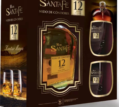Ron santa fe mas vaso 750