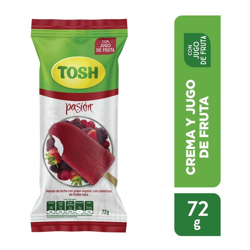 Paleta Tosh Pasion x 72 gr