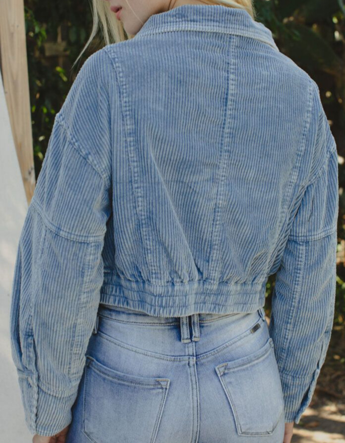 KanCan Corduroy Bomber Jacket