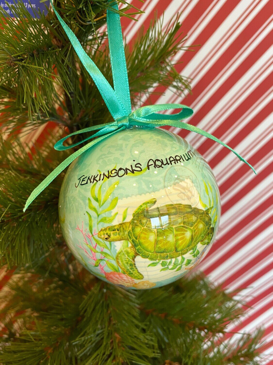 Summer Sea Turtle Ball Ornament