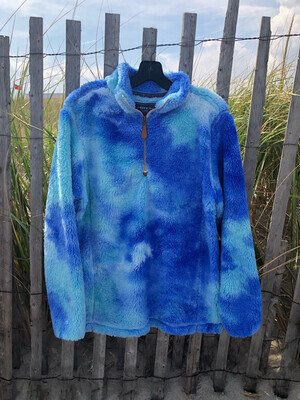 Tie Dye Sherpa Adult 1/4 Zip