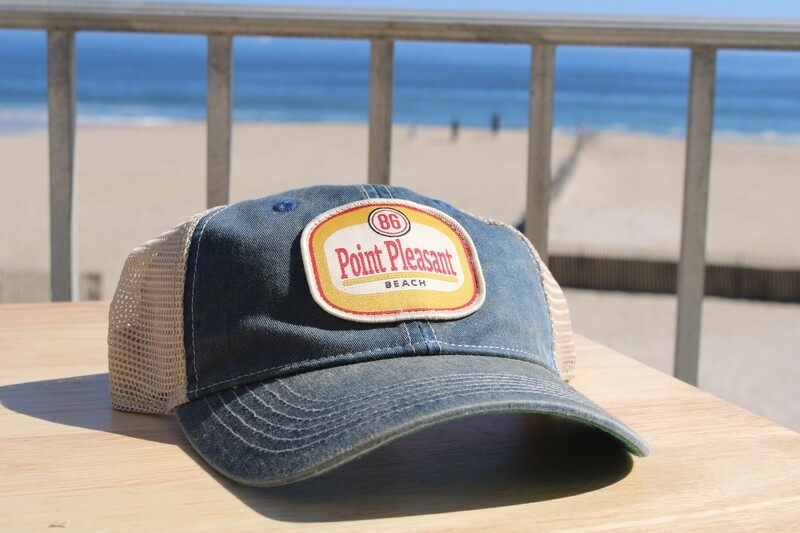 Point Pleasant Beach 86 Patch Trucker Hat