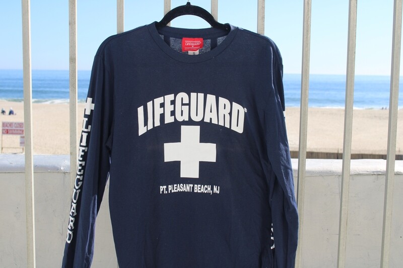 Lifeguard Adult Long Sleeve T - Navy