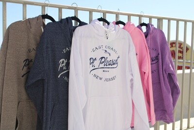 East Coast Best Coast Point Pleasant Beach Adult Hoodie