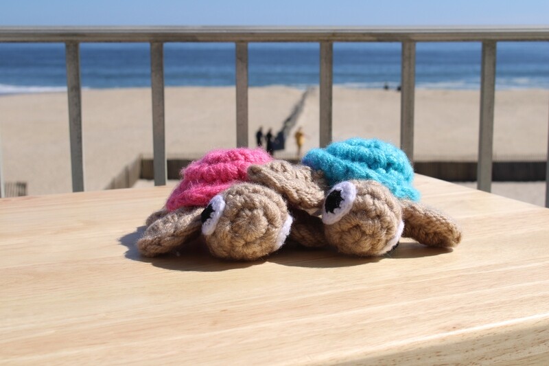 Crocheted Turtle Plush