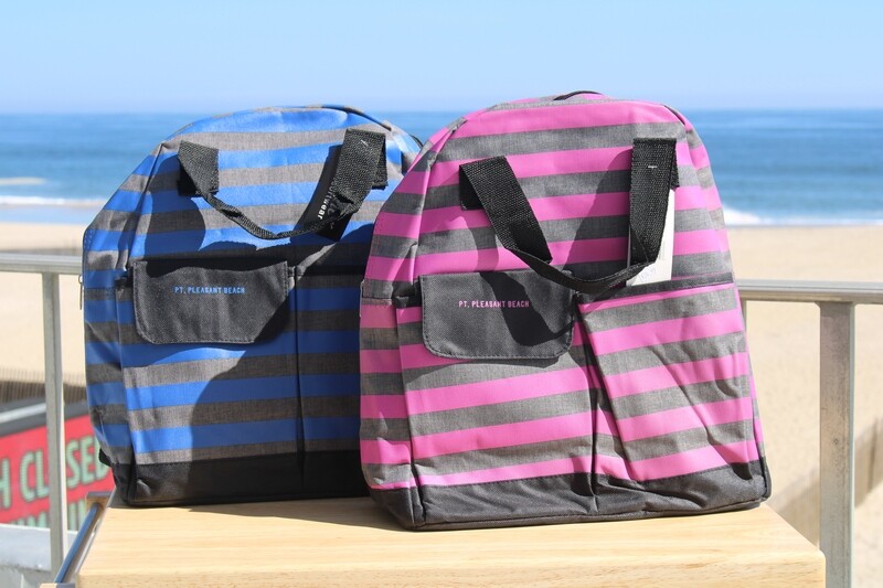 Point Pleasant Beach Striped Book Bag