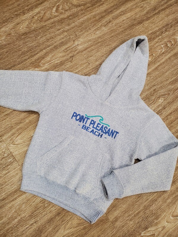 Point Pleasant Beach Wave Youth Hooded Pullover