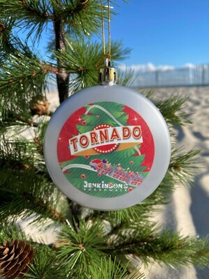 Celebrate the 35th Anniversary of our Tornado coaster with a holiday ornament!